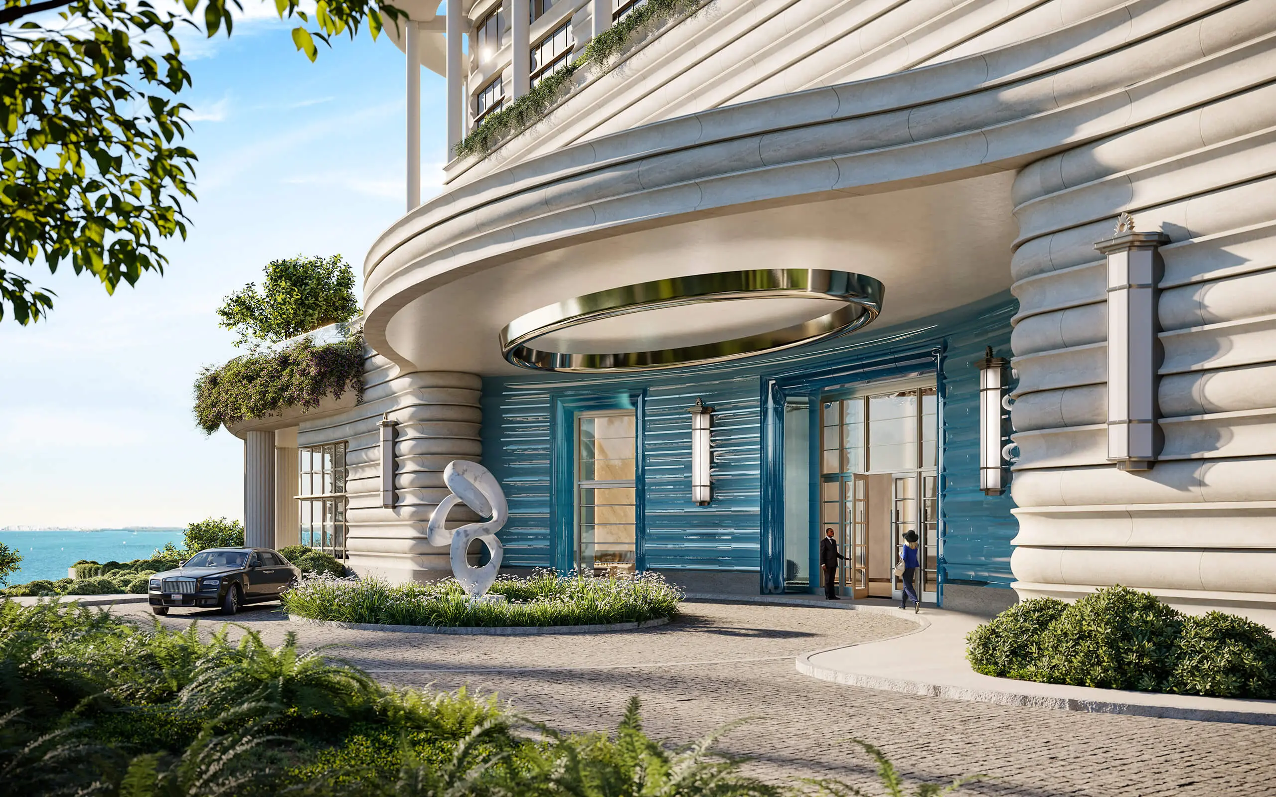 Porte-Cochère & Lobby