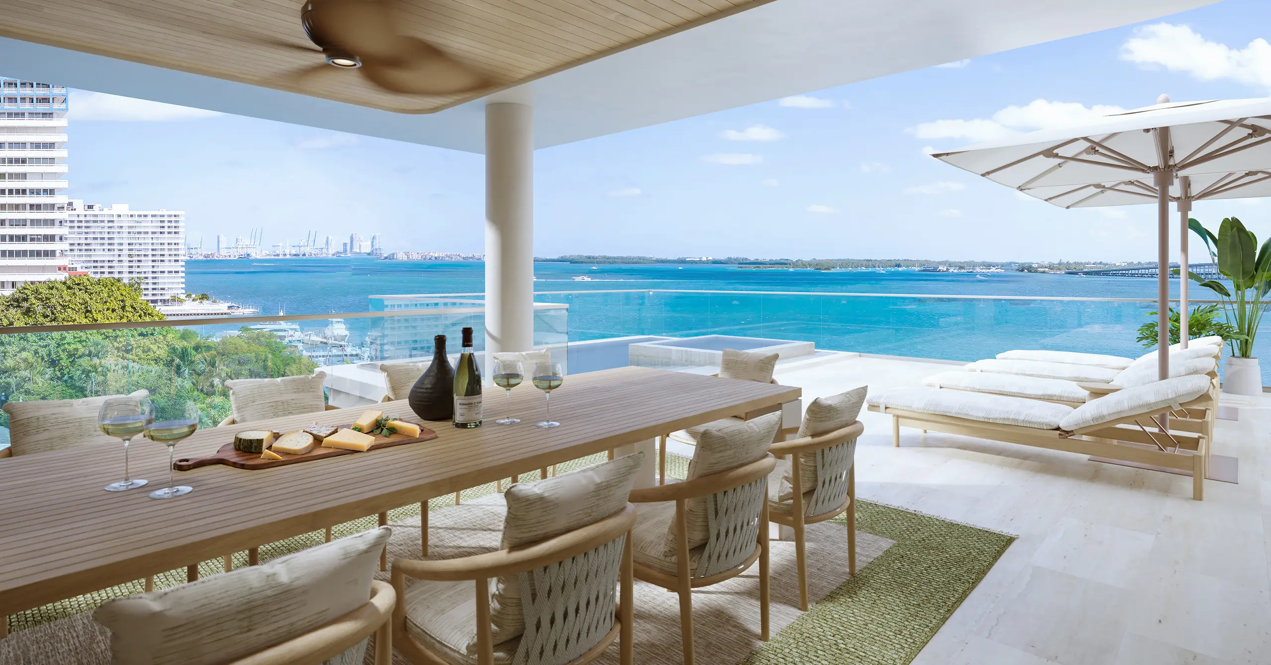 Penthouses, Sky Villas & Bayfront Villas — Terraces as Rooms